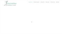 Desktop Screenshot of praxis-klenze.de