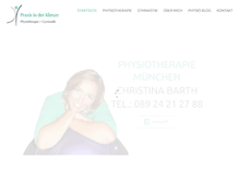 Tablet Screenshot of praxis-klenze.de